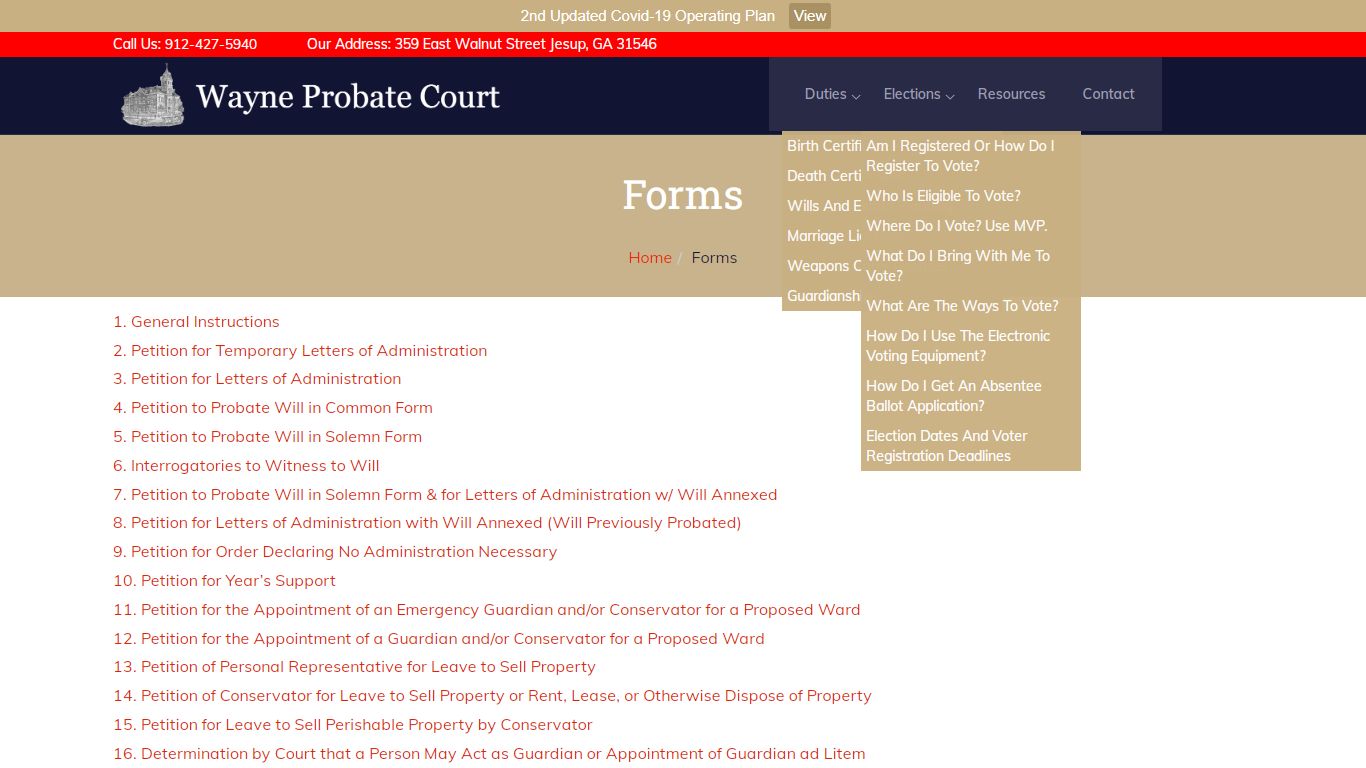 Forms – Wayne County Probate Court